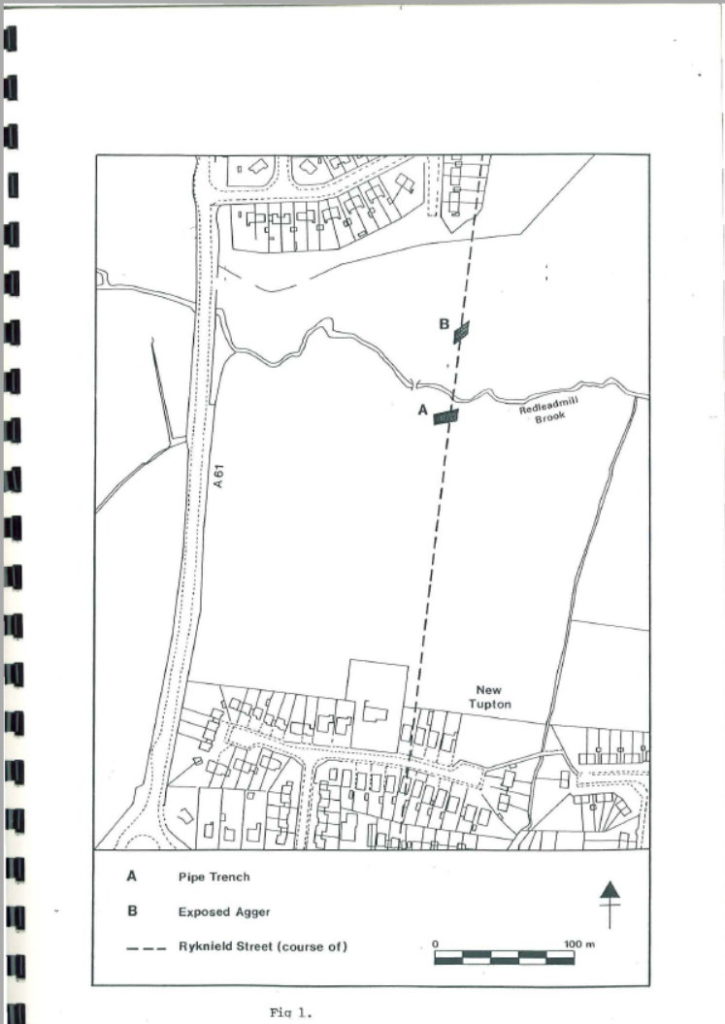 A Report on the Excavation of Ryknield Street between Tupton and Wingerworth